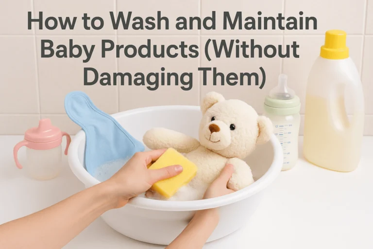 How to Wash and Maintain Baby Products (Without Damaging Them)