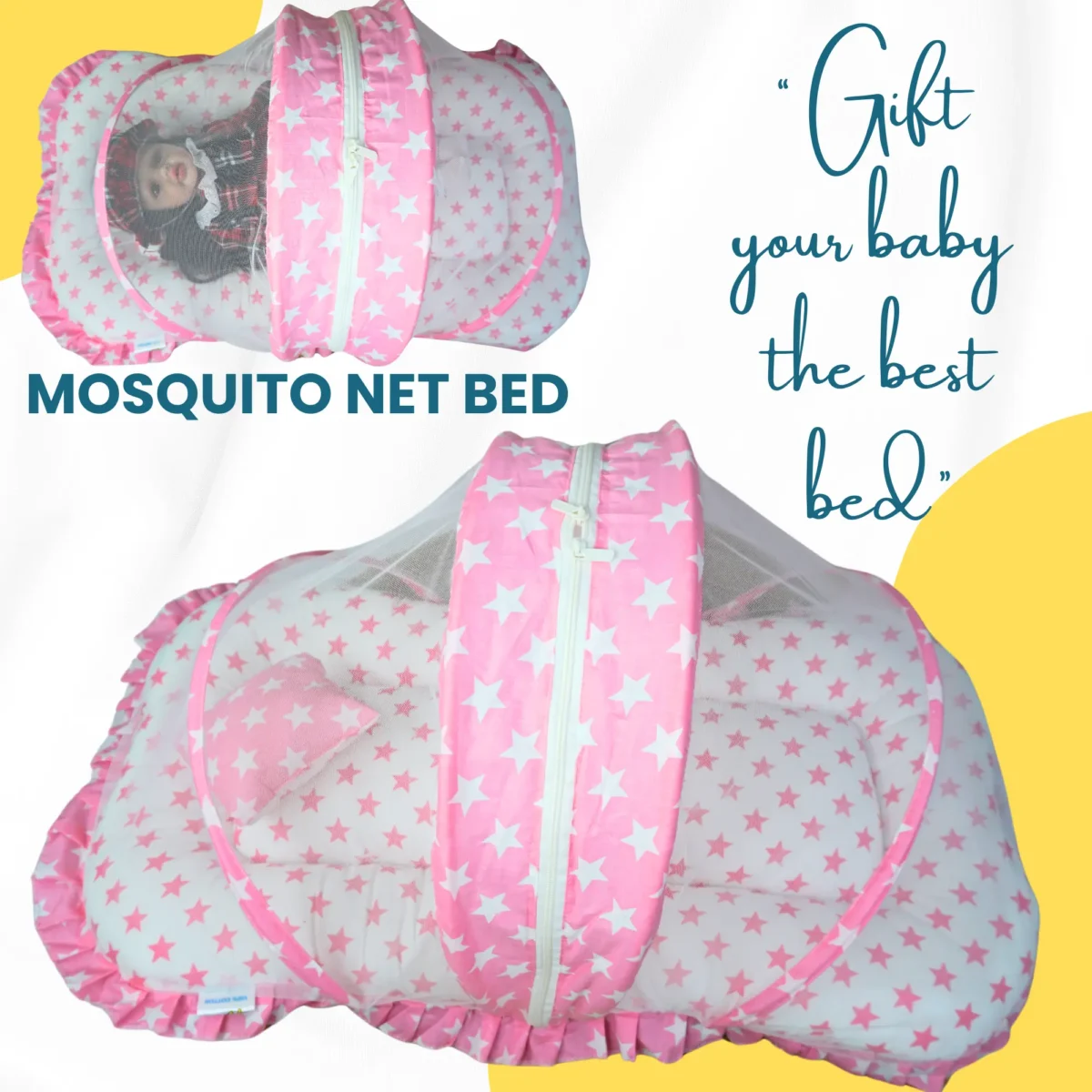 classy mosquito net bed