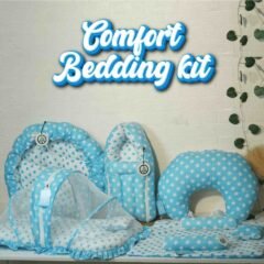 Newborn bedding set | Baby bedding kit India | Carry nest bed combo | Mosquito net bed for baby | Newborn sleep essentials | Baby bolster set | Baby head pillow set | All season baby bedding | LILBEE baby products | Best newborn bedding kit India