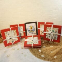 muslin baby clothes | newborn summer clothing set | muslin jabla set for baby | breathable muslin swaddle | newborn muslin clothing kit | baby summer essentials | muslin nappy set | newborn gift box India | baby clothing starter kit | LILBEE muslin baby wear